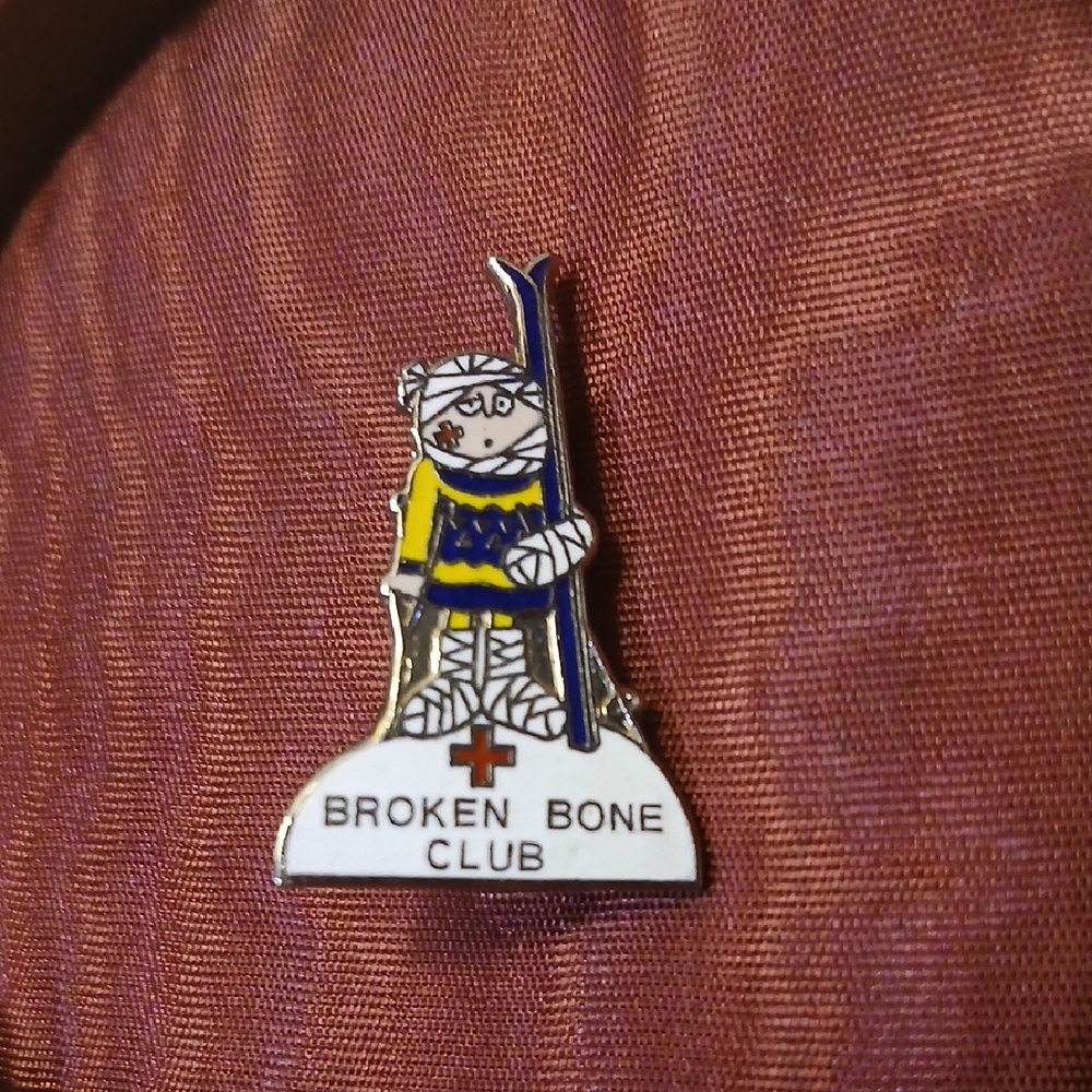 Broken Bone Club Enamel Pin